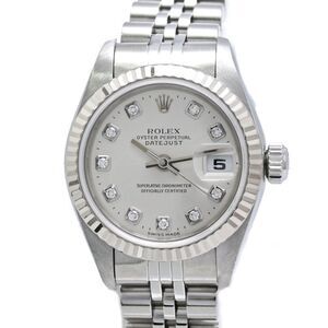 ROLEX Datejust 10P Diamond 79174G Women's Watch SSx18KWG 40458